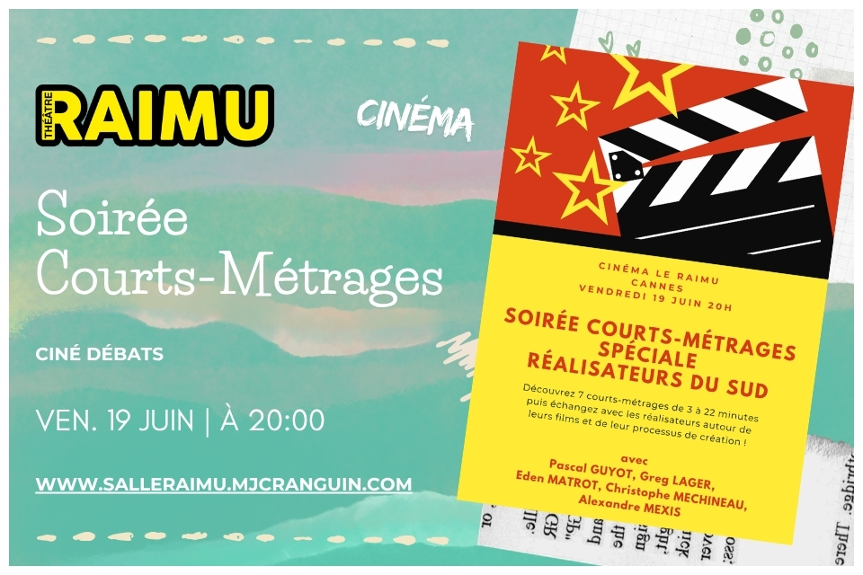 ciné débat court métrages salle raimu cannes la bocca