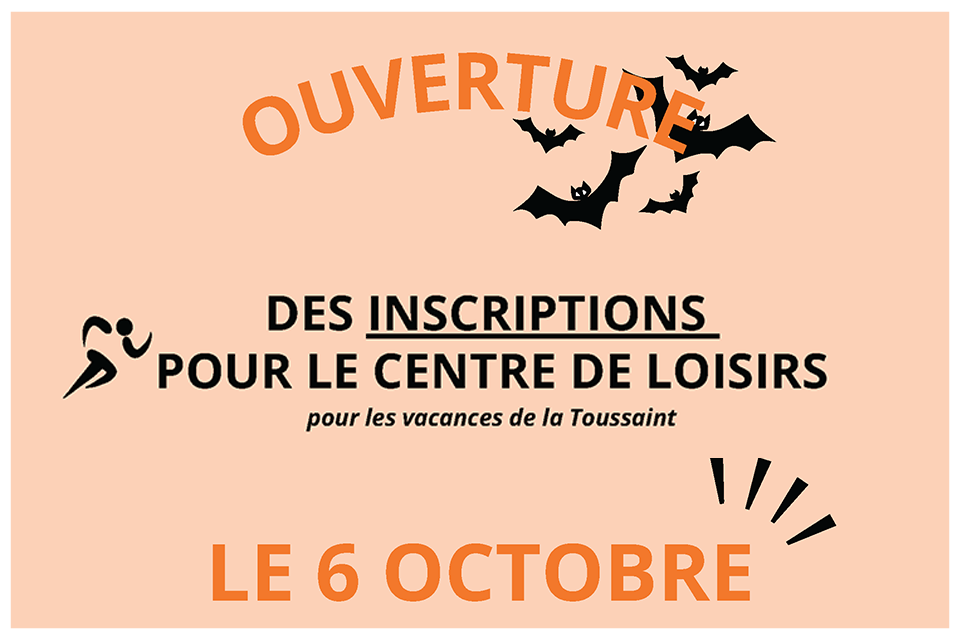 inscription centre loisirs 2025